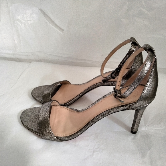 Tory Burch Keri crackle ankle strap sandals size 7 - Picture 11 of 16